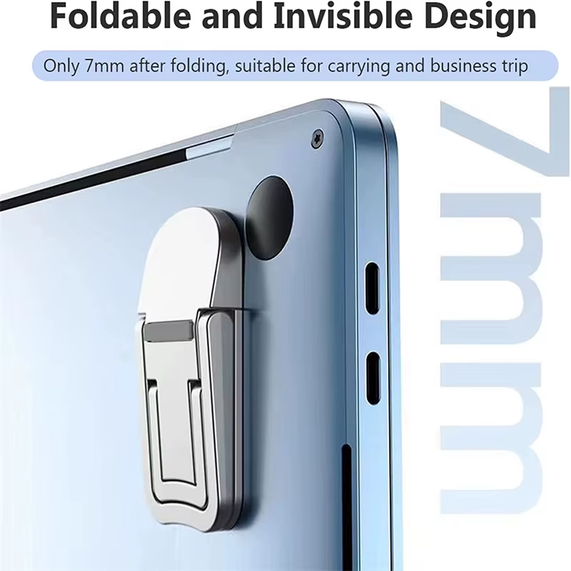 Adjustable Folding Laptop Stand – Ultra-Thin, Portable & Invisible Support