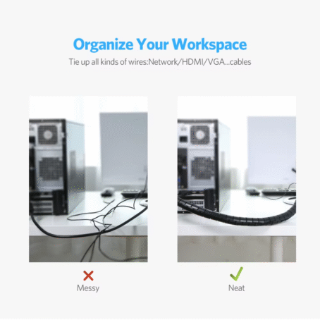 Flexible Spiral Cable Organizer - Image 4