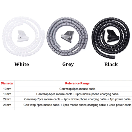 Flexible Spiral Cable Organizer - Image 3